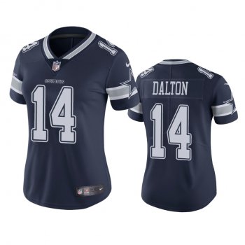 Women's Dallas Cowboys Andy Dalton Navy Vapor Limited Jersey