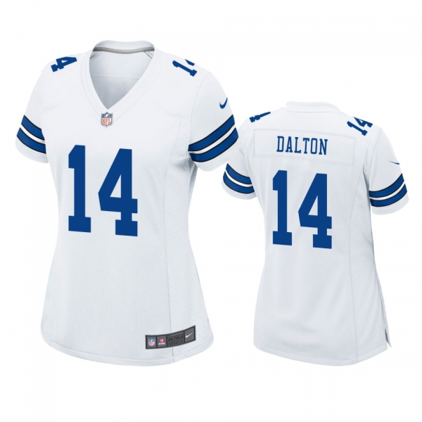 Women's Dallas Cowboys Andy Dalton White Game Jersey