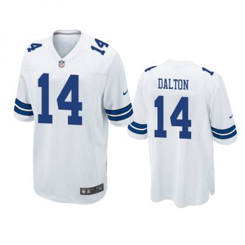 Dallas Cowboys Andy Dalton White Game Jersey