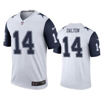 Dallas Cowboys Andy Dalton White Color Rush Legend Jersey