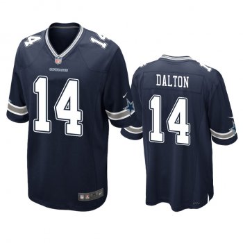 Dallas Cowboys Andy Dalton Navy Game Jersey