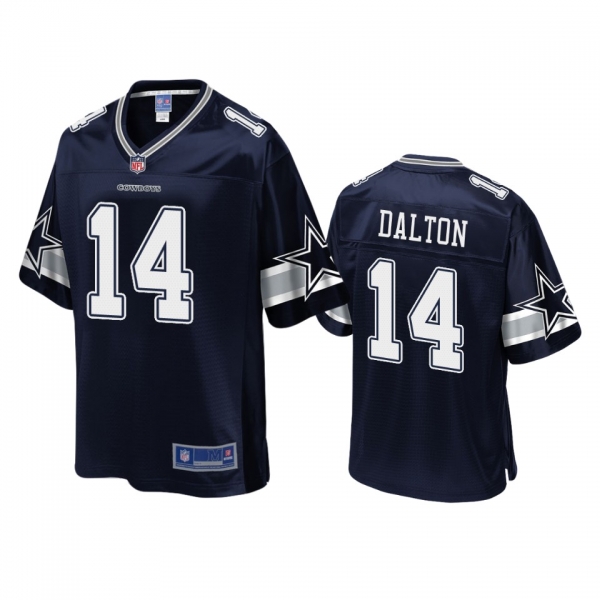 Dallas Cowboys Andy Dalton Navy Pro Line Jersey - Men's