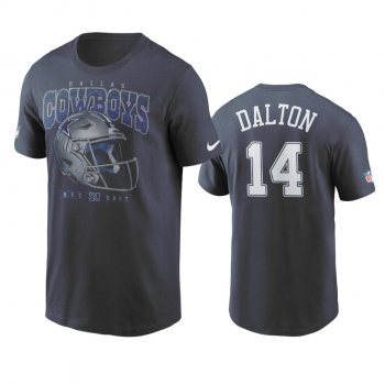 Dallas Cowboys Andy Dalton Navy Helmet T-Shirt