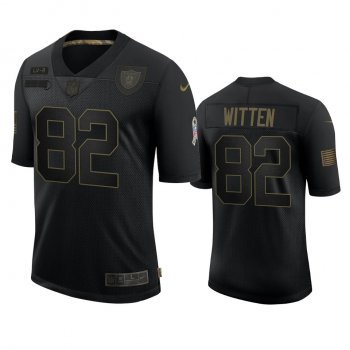 Las Vegas Raiders Jason Witten Black 2020 Salute to Service Limited Jersey