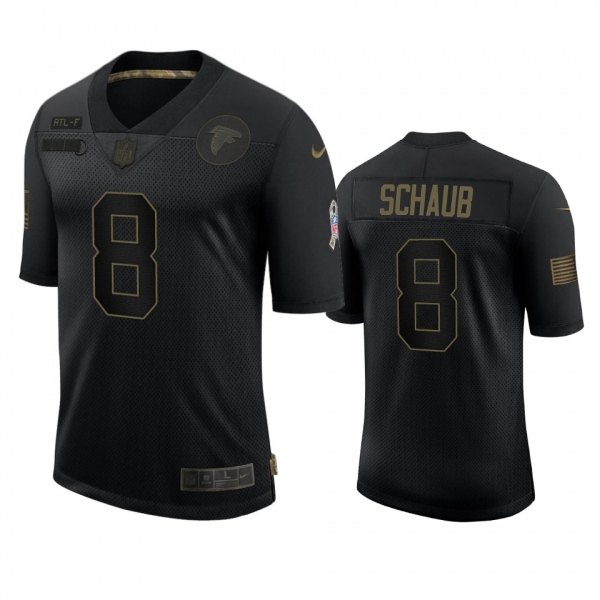 Atlanta Falcons Matt Schaub Black 2020 Salute to Service Limited Jersey