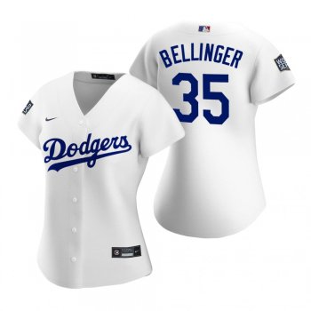 Women's Los Angeles Dodgers Cody Bellinger White 2020 World Series Replica Jersey