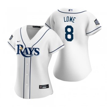 Women's Tampa Bay Rays Brandon Lowe White 2020 World Series Replica Jersey