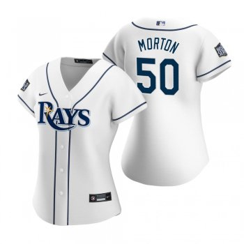 Women's Tampa Bay Rays Charlie Morton White 2020 World Series Replica Jersey