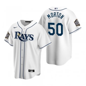 Youth Tampa Bay Rays Charlie Morton White 2020 World Series Replica Jersey