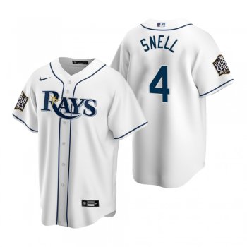 Tampa Bay Rays Blake Snell White 2020 World Series Replica Jersey