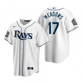 Youth Tampa Bay Rays Austin Meadows White 2020 World Series Replica Jersey