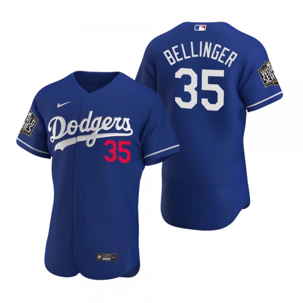 Los Angeles Dodgers Cody Bellinger Nike Royal 2020 World Series Authentic Jersey