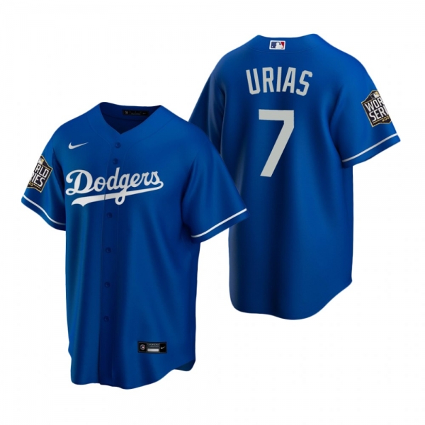 Men's Los Angeles Dodgers Julio Urias Royal 2020 World Series Replica Jersey