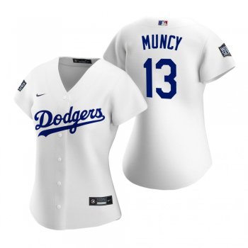 Women's Los Angeles Dodgers Max Muncy White 2020 World Series Replica Jersey