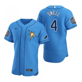 Men's Tampa Bay Rays Blake Snell Nike Light Blue 2020 World Series Authentic Jersey