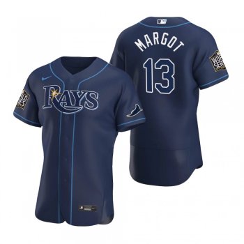 Men's Tampa Bay Rays Manuel Margot Nike Navy 2020 World Series Authentic Jersey