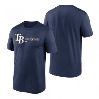 Tampa Bay Rays Navy 2020 World Series Authentic Collection T-Shirt