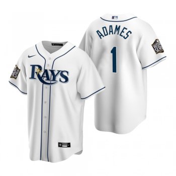 Tampa Bay Rays Willy Adames White 2020 World Series Replica Jersey