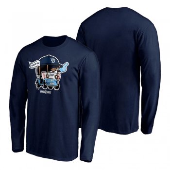 Tampa Bay Rays Navy 2020 World Series Homer Hometown Long Sleeve T-Shirt