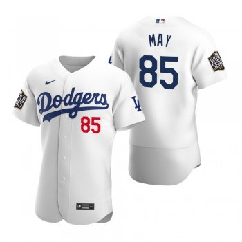 Men's Los Angeles Dodgers Dustin May Nike White 2020 World Series Authentic Jersey