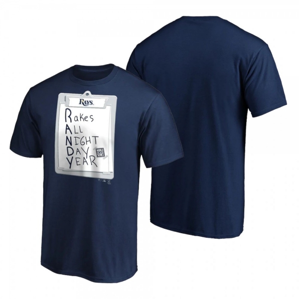 Tampa Bay Rays Randy Arozarena Blue 2020 World Series Randy T-Shirt