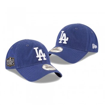 Los Angeles Dodgers Royal 2020 World Series Participant Sidepatch 9TWENTY Adjustable Hat