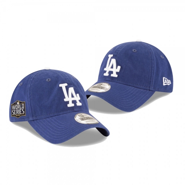 Los Angeles Dodgers Royal 2020 World Series Participant Sidepatch 9TWENTY Adjustable Hat