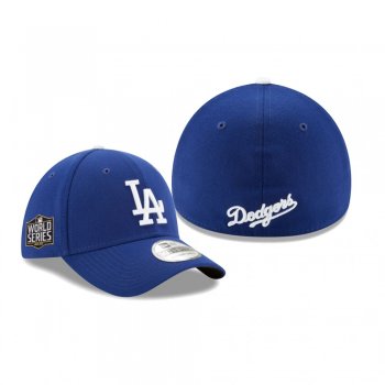 Los Angeles Dodgers Royal 2020 World Series Participant Sidepatch 39THIRTY Flex Hat