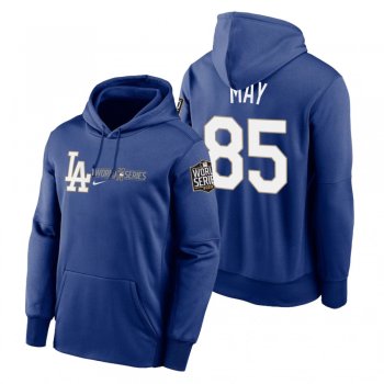 Los Angeles Dodgers Dustin May Royal 2020 World Series Authentic Collection Hoodie