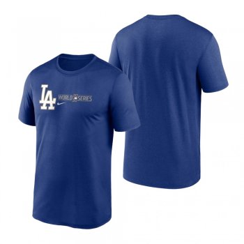 Los Angeles Dodgers Royal 2020 World Series Authentic Collection T-Shirt