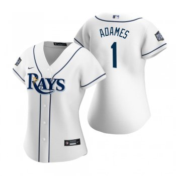 Women's Tampa Bay Rays Willy Adames White 2020 World Series Replica Jersey