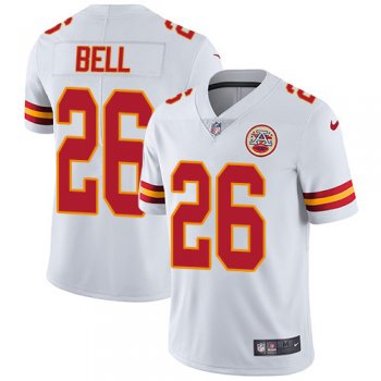 Youth Nike Chiefs #26 Le'Veon Bell White Stitched NFL Vapor Untouchable Limited Jersey