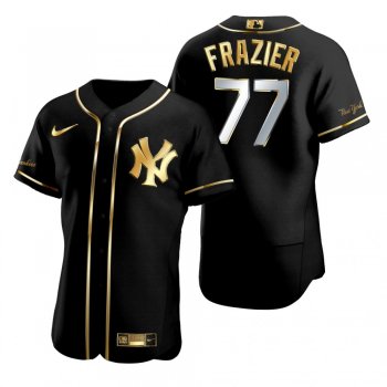 New York Yankees Clint Frazier Nike Black Golden Edition Authentic Jersey