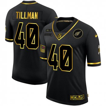 Nike Cardinals 40 Pat Tillman Black Gold 2020 Salute To Service Limited Jersey