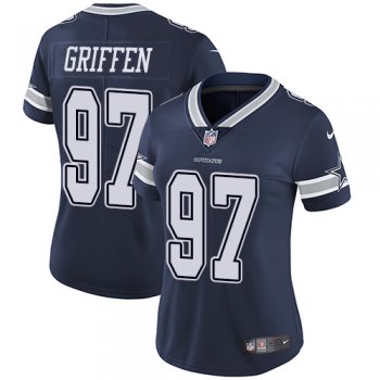 Women's Nike Cowboys #97 Everson Griffen Navy Blue Team Color Stitched NFL Vapor Untouchable Limited Jersey