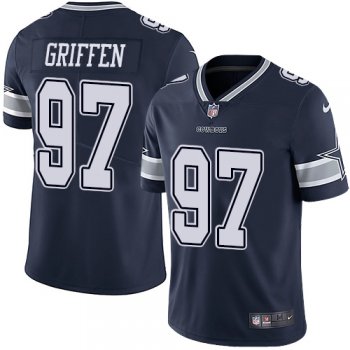 Youth Nike Cowboys #97 Everson Griffen Navy Blue Team Color Stitched NFL Vapor Untouchable Limited Jersey