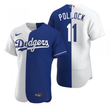 Los Angeles Dodgers A.J. Pollock Nike Royal Authentic Color Split Jersey