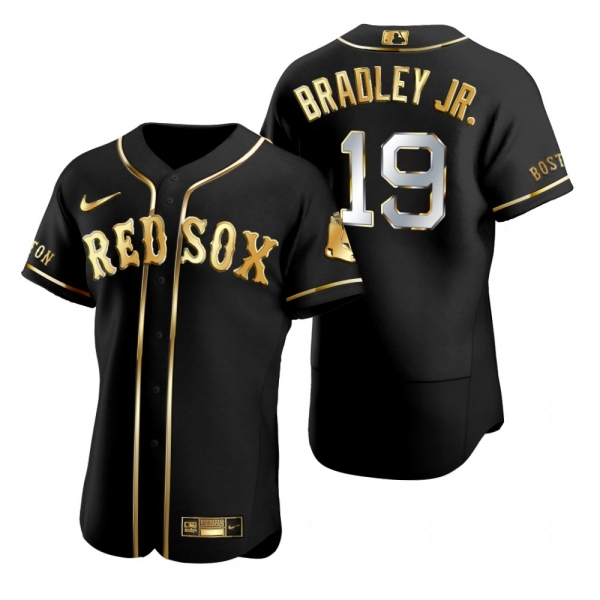 Boston Red Sox Jackie Bradley Jr. Nike Black Golden Edition Authentic Jersey