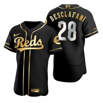 Cincinnati Reds Anthony DeSclafani Nike Black Golden Edition Authentic Jersey