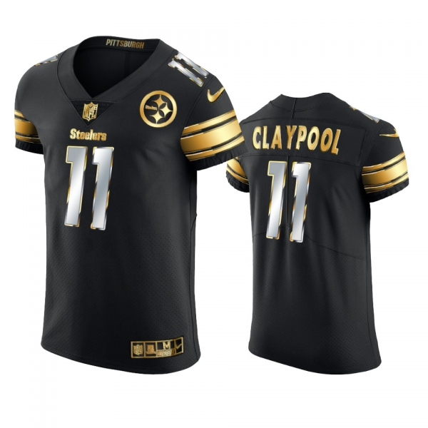 Pittsburgh Steelers Chase Claypool Black 2020-21 Golden Edition Elite Jersey - Men's