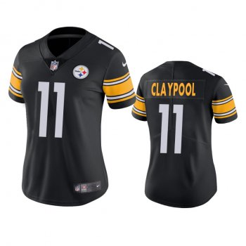 Women's Pittsburgh Steelers Chase Claypool Black Vapor Limited Jersey