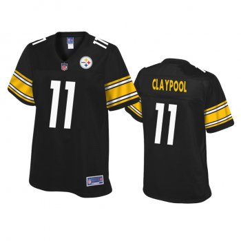 Women's Pittsburgh Steelers Chase Claypool Black Pro Line Jersey