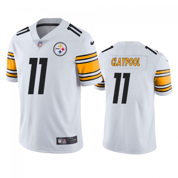 Pittsburgh Steelers Chase Claypool White Vapor Untouchable Limited Jersey