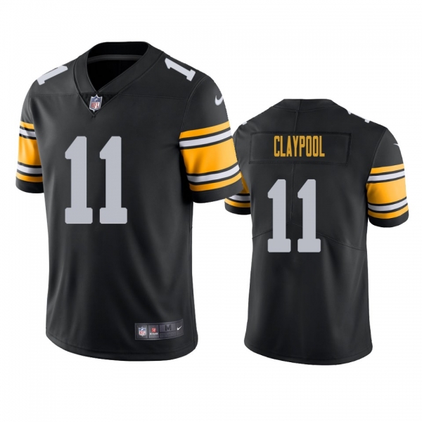 Pittsburgh Steelers Chase Claypool Black 2020 NFL Draft Alternate Vapor Limited Jersey