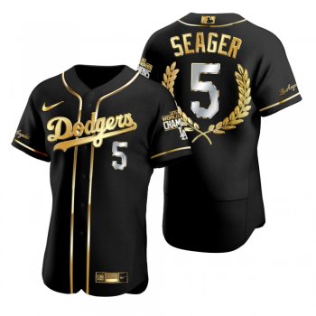 Los Angeles Dodgers Corey Seager Gray 2020 World Series Champions MVP Jersey