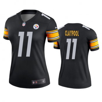 Women's Pittsburgh Steelers Chase Claypool Black Legend Jersey