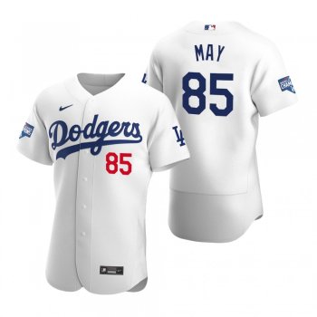 Los Angeles Dodgers Dustin May White 2020 World Series Champions Authentic Jersey