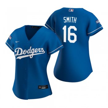 Women's Los Angeles Dodgers Will Smith Royal 2020 World Series Champions Replica Jersey