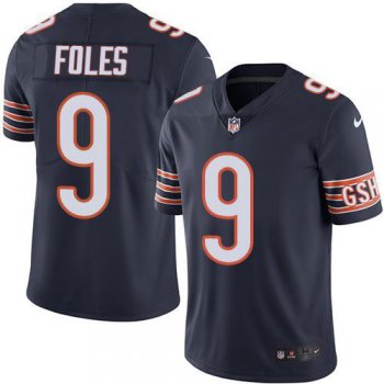 Youth Nike Bears #9 Nick Foles Navy Blue Team Color Stitched NFL Vapor Untouchable Limited Jersey