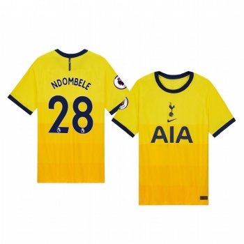 Tanguy Ndombele Tottenham Hotspur 2020-21 Third Men's Yellow Vapor Match Jersey